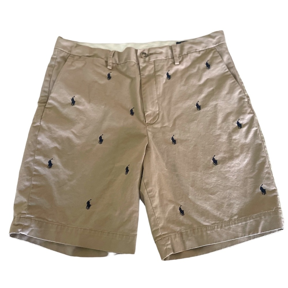 Polo Ralph Lauren Polo Logo Embroidered Stretch Classic Fit Shorts Men’s 33